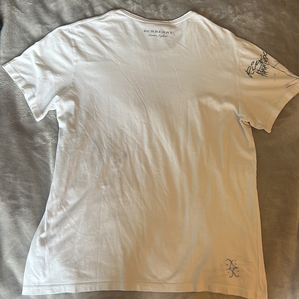 BURBERRY Tshirt, white, large - Picture 3 of 4